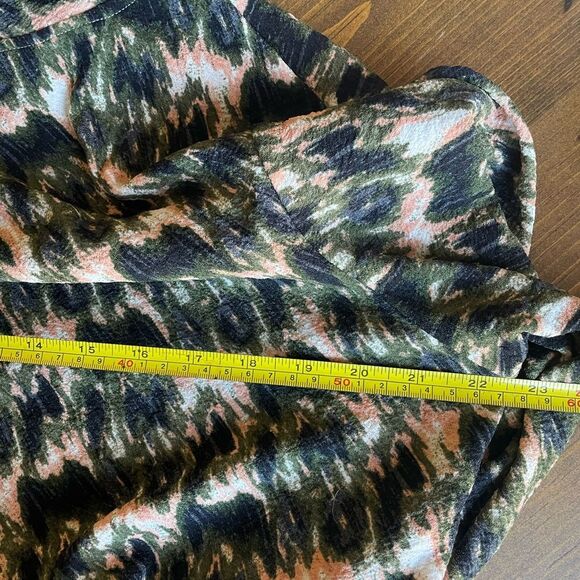 Rachel Comey blurred floral stretch maxi dress 1X - Picture 4 of 4